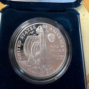 1992 Columbus Quincentenary Silver Coin